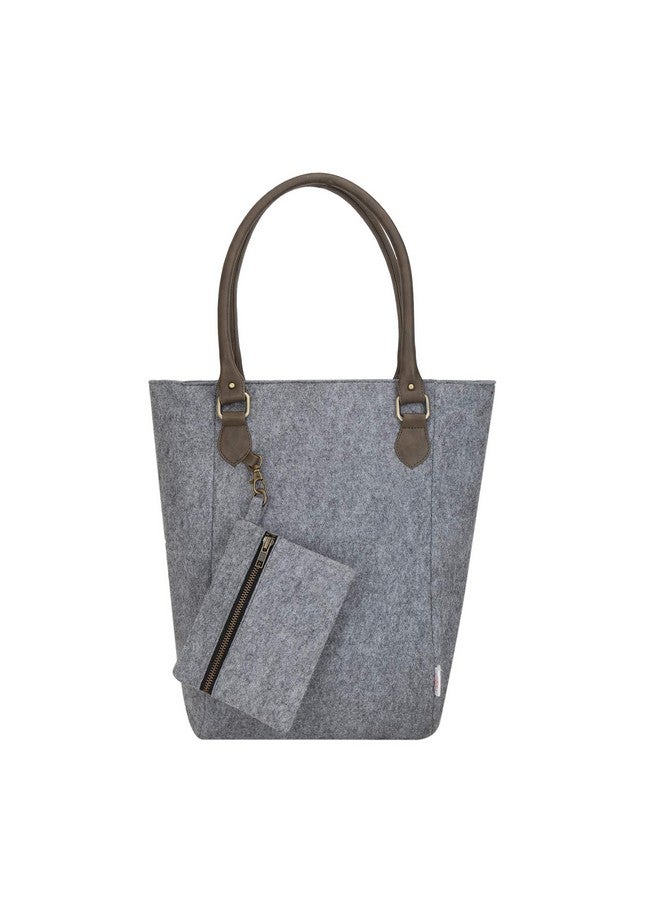OON Women Handbag Classic Design Grey with Pouch Combo - Image 1