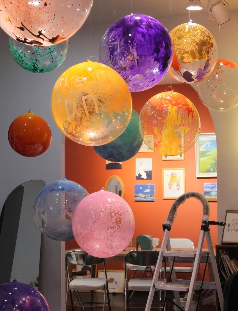 Haolongfa 36 Inch Bobo Balloons â€“ Transparent Clear Bubble Balloons for Stuffing with Helium, 12 Pcs Large Balloon for DIY Party Decor, Birthday, Wedding, Baby Shower, Anniversary, Indoor Outdoor Celebration - Image 5