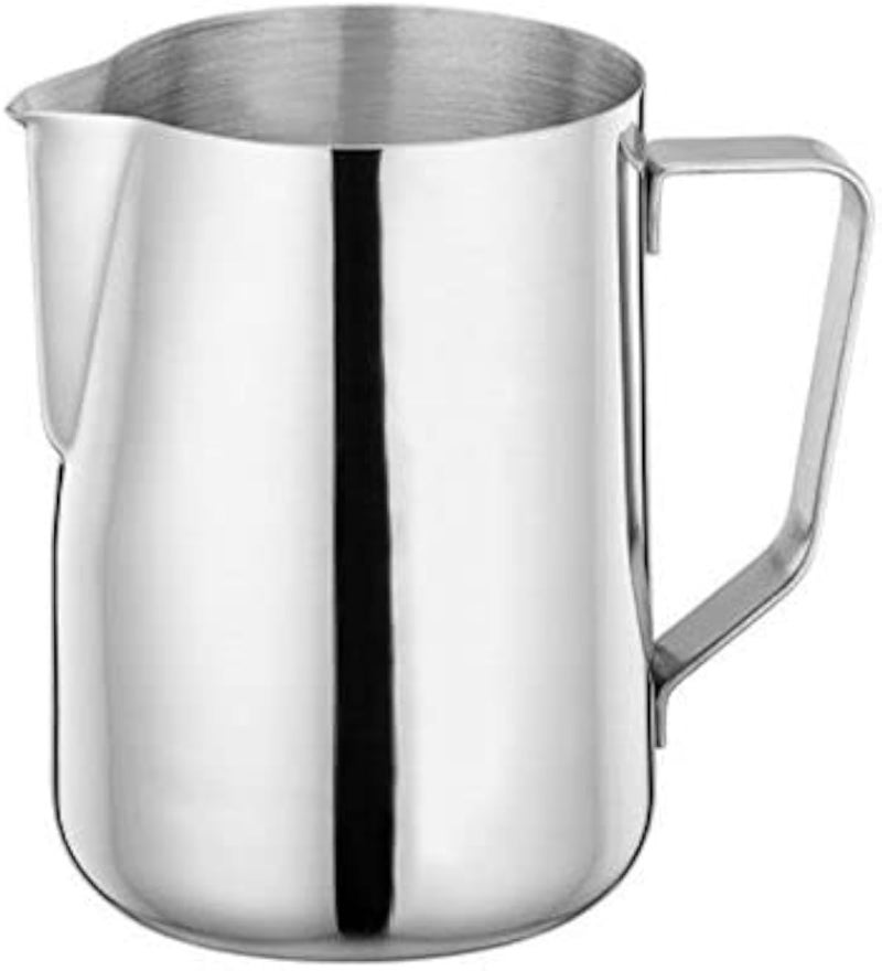 one year warranty_1 pcs Milk Frothing Pitcher, Stainless Steel Creamer Frothing Pitcher8364