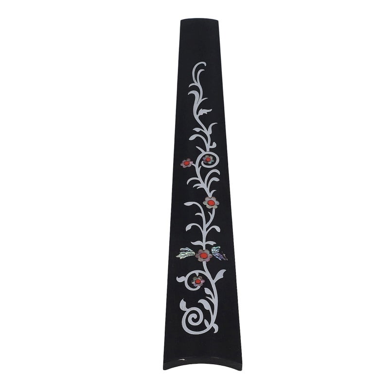 4/4 Violin Fingerboard Ebony Wood With Color Shell Inlay - Standard Replacement Part for Professional Violinists - Image 2