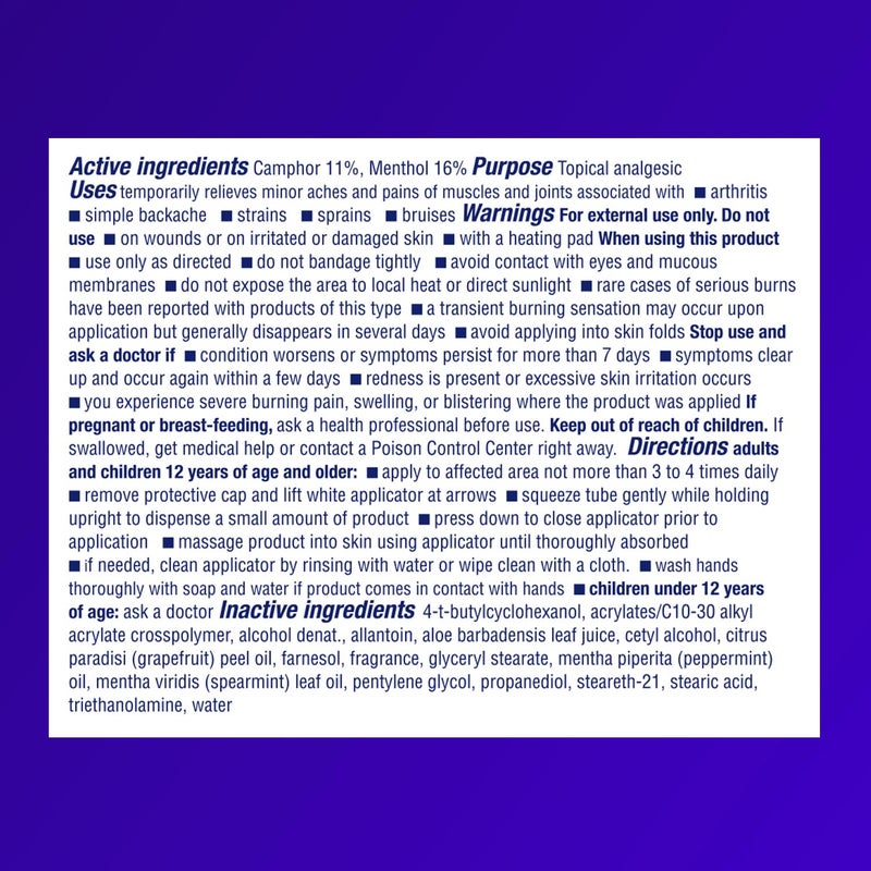Icy Hot كريم آيسي هوت المتقدم برو لتخفيف الألم بدون فوضى مع جهاز تدليك، أقصى قوة لتخفيف الألم مع المنثول 16% والكافور 11% لآلام الظهر، المفاصل، إجهاد العضلات والتهاب المفاصل، 3 أونصات - Image 2