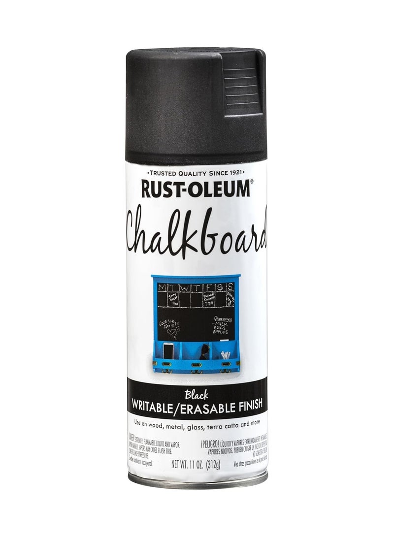 Rust-Oleum RustolEUm Specialty Flat Black Chalkboard Spray, 312 grams  - Image 1