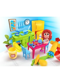 Apexma Kitchen Play Dough Set 280 Gr. - Fun House Kitchen Dough Set  - Image 4