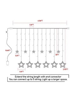 LED String Lights With Remote Pure White Star 6.56x2.95feet - pzsku/Z689DCE02D1A44EEBAA52Z/45/_/1665476453/ee02341f-0c59-435d-824e-196a5f755eb3