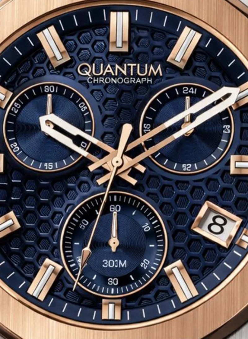 Quantum Men's Silicone Analog Watch HNG1230.599 - 44 mm