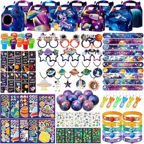 DMIGHT Space Party Favors Outer Space Themed Birthday Decorations Astronaut Gift Box for Kids Space - Image 1