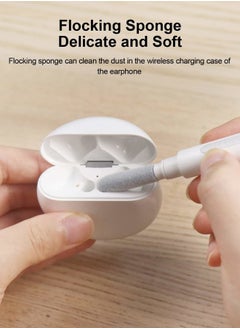 Hagibis Cleaning Kits for Airpods Pro 1 2 3 Multi-Function Cleaner Pen Soft Brush for Bluetooth Earphones Case Cleaning Tools for iPhone 16 15 Pro Max Lego Camera Lens (White)  - Image 3