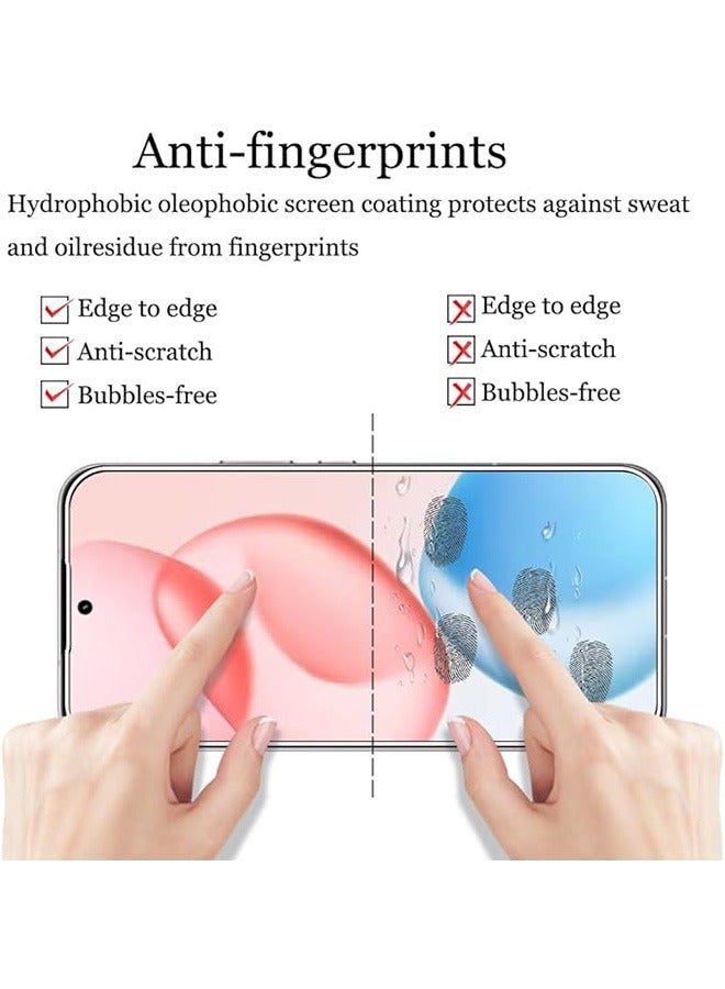 2 Pcs Honor 400 5G Screen Protector, 9H Tempered Glass Screen Protector for Honor 400 5G, Full Coverage Bubble-Free Tempered Film, Anti-Scratch Film  - Image 2