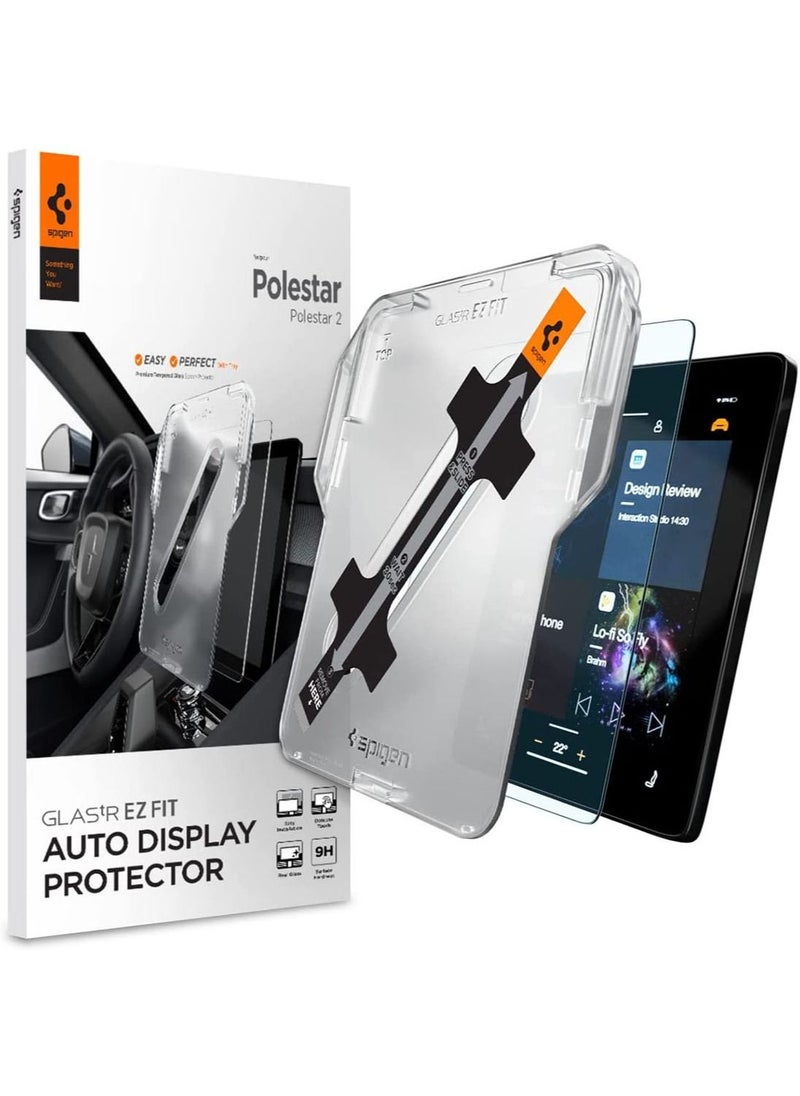 Spigen - GLAStR EZ Fit for Polestar 2 (2024 / 2023 / 2022 / 2021) 11.2 inch Dashboard Touchscreen Screen Protector - Matte / Anti Glare / Anti Fingerprint - Image 1