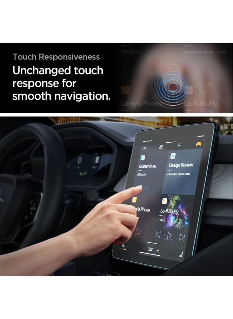 Spigen - GLAStR EZ Fit for Polestar 2 (2024 / 2023 / 2022 / 2021) 11.2 inch Dashboard Touchscreen Screen Protector - Matte / Anti Glare / Anti Fingerprint - Image 1