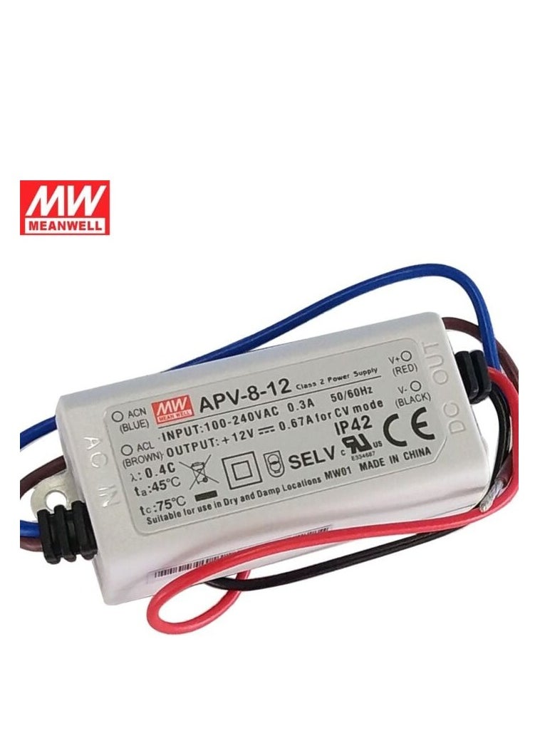 Meanwell Meanwell Driver 8W-12V 