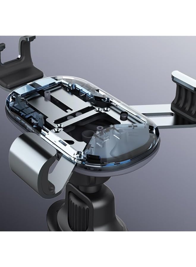 S-TOP Car Air Vent Mobile Phone Holder Strong Grip Car Mount Bracket (Black) - Image 1