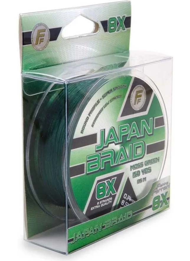 Lineaeffe Japan Braid Green 135 mt 8 Braided Thread 0,10MM