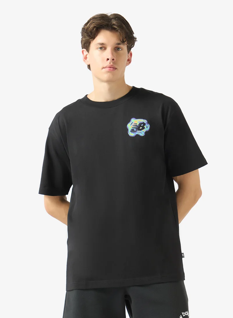 New Balance BLACK (BK) Heat Map Repeat Motion Graphic T-Shirt for Men | Best Price UAE