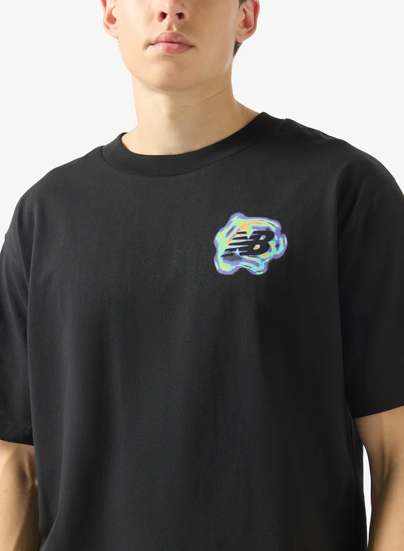 New Balance BLACK (BK) Heat Map Repeat Motion Graphic T-Shirt for Men | Best Price UAE