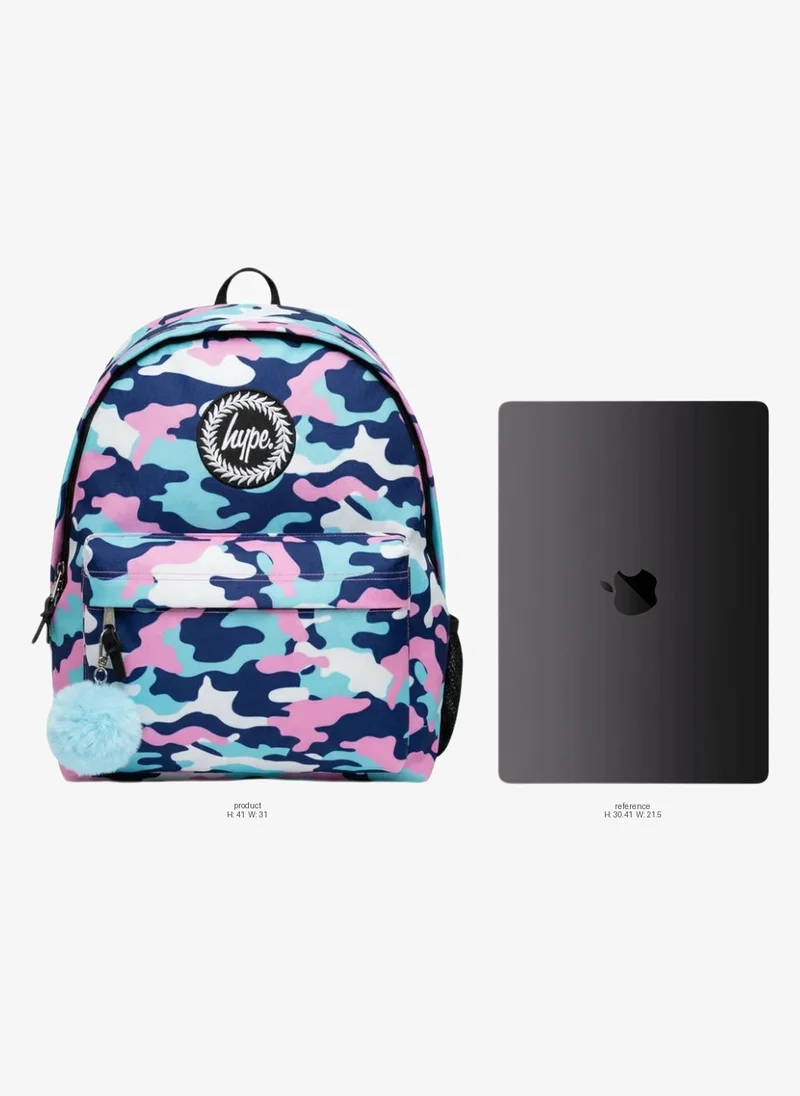 هايب Backpack Iconic Pink & Blue Evie Camo