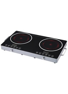 DubaiGallery Double Infrared Cooker 1800W with Digital LED Display High-Power Dual Burner Cooktop, Portable Electric Stove for Fast and Efficient Cooking with 4 Hour Timer Facility  - Image 2