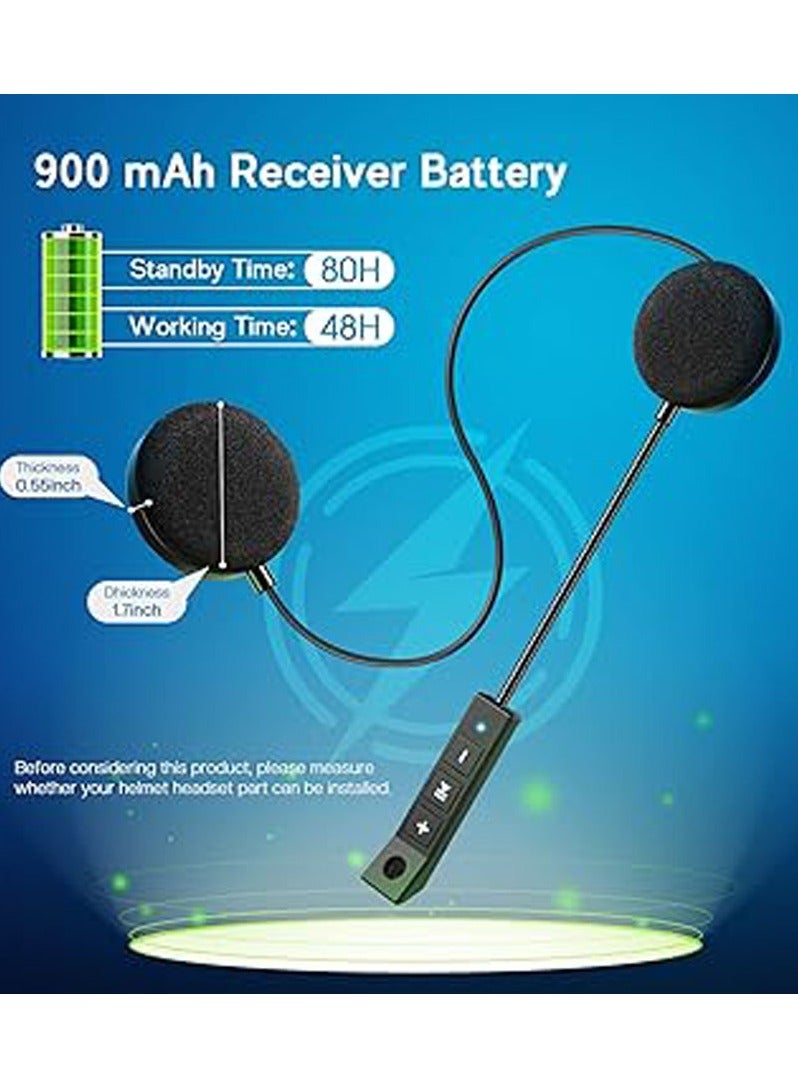 General Motorcycle Helmet Bluetooth Headset Outdoor Headset Hands-Free Speaker Bluetooth 5.3 EDR Wireless Motorcycle Headset Automatic anwser Motorcycle Headset High Sound Quality Headphone  - Image 2