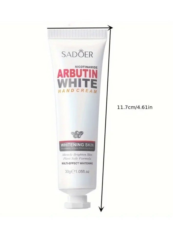 SADOER 2 PCS SET, Nicinamide Hand Cream For Dry Rough Crack Skin, Moisturizing And Hydrating Your Hands, Make Your Skin Smooth And Soft  - Image 3