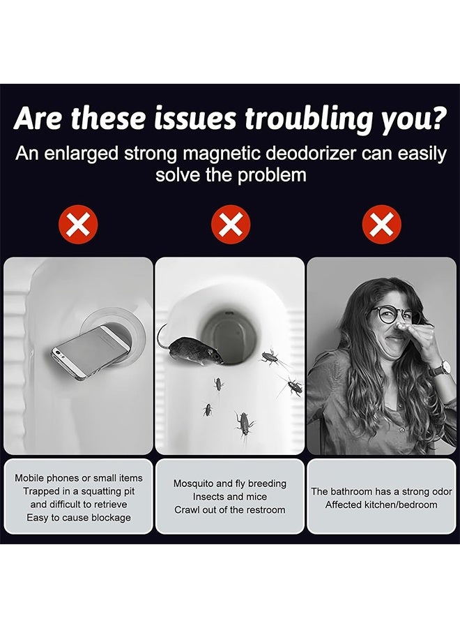 تصريف الأرضيات المضادة للأرضيات المضادة للزوايا المضادة للزواج المضاد للتشغيل مع مضادات التدوير للمطبخ ، والحمام ، والمرآب الطابق السفلي （يشمل القفازات القابلة للتصرف والغراء） - Image 2