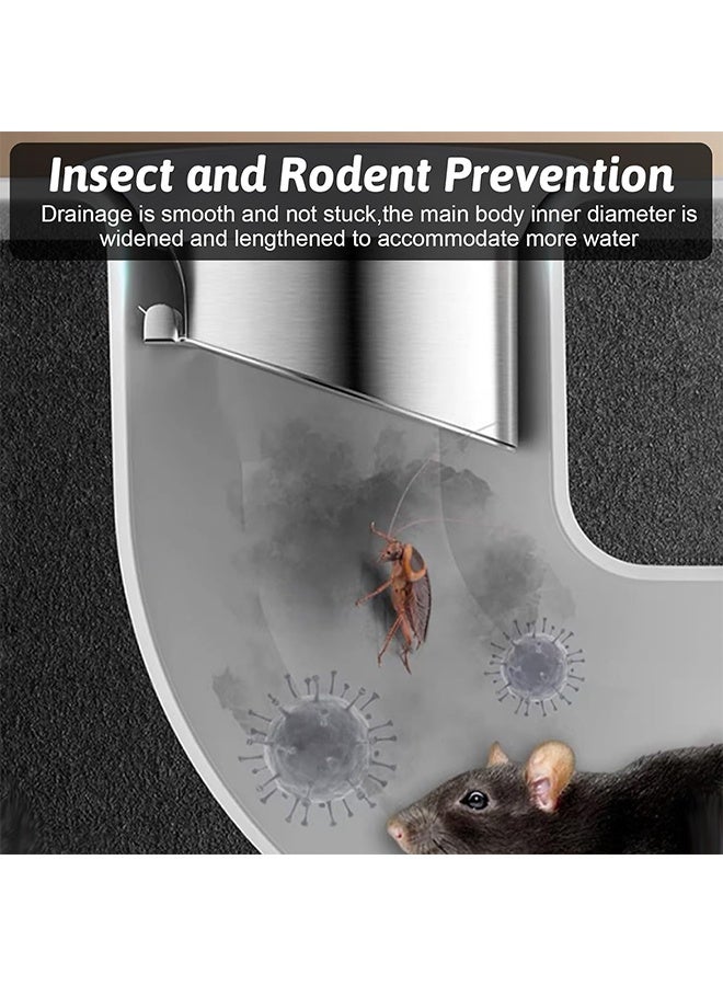 تصريف الأرضيات المضادة للأرضيات المضادة للزوايا المضادة للزواج المضاد للتشغيل مع مضادات التدوير للمطبخ ، والحمام ، والمرآب الطابق السفلي （يشمل القفازات القابلة للتصرف والغراء） - Image 3