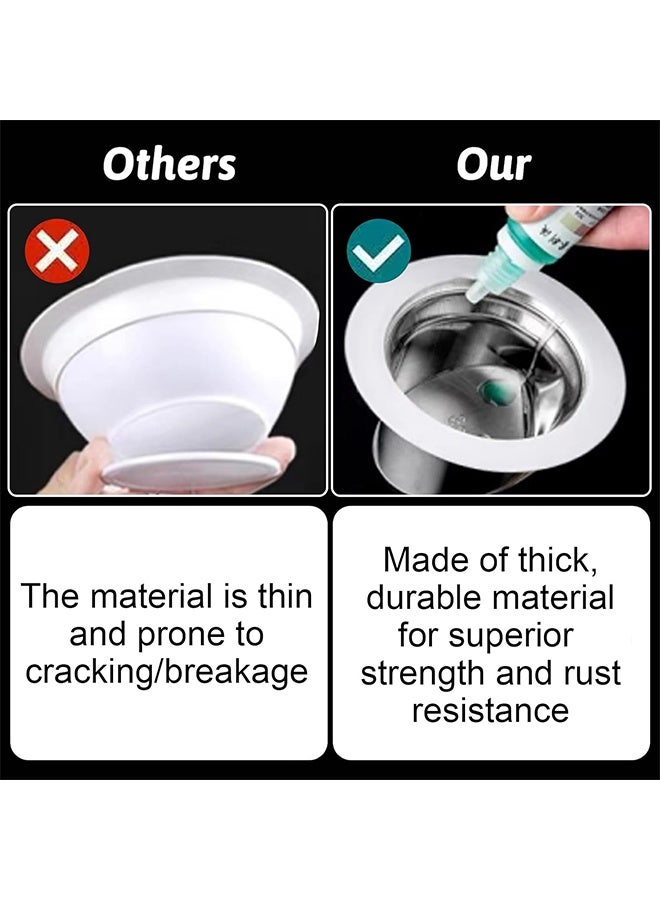 تصريف الأرضيات المضادة للأرضيات المضادة للزوايا المضادة للزواج المضاد للتشغيل مع مضادات التدوير للمطبخ ، والحمام ، والمرآب الطابق السفلي （يشمل القفازات القابلة للتصرف والغراء） - Image 5