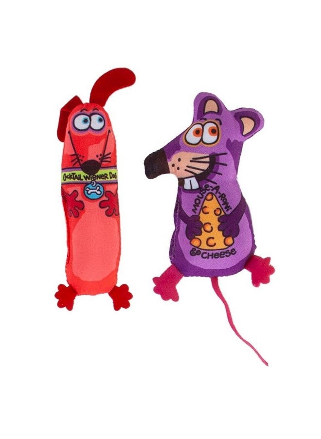 Bamboo Pet Appeteasers Catnip Toy 2 Pack (Assorted Styles & Colors) - Image 1