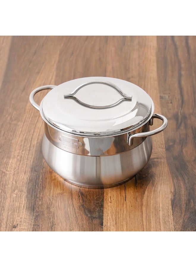 BONERA Venus Mega 10-Piece Stainless Steel Cookware Set - Durable Pots & Pans for Induction Cooking, Premium Kitchen Cookware, Elegant Kitchen Essentials - Image 5