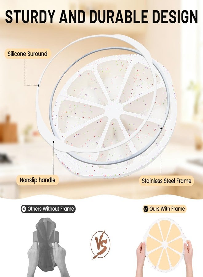 Vinino Silicone Scone Pan with Reinforced Frame, 8-Cavity Triangle Cake Mold Suitable for Brownies, Muffins, Cheesecake, Nonstick Wedge Pan BPA-Free, Oven, Dishwasher Safe-Cream - Image 2