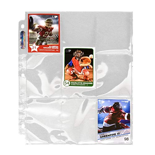 Ultra PRO Platinum Series 9-Pocket Pages (50 ct.) - Card Sleeves Binder Sheets for Trading, Sports, and Gaming Cards - Archival Safe - Image 3