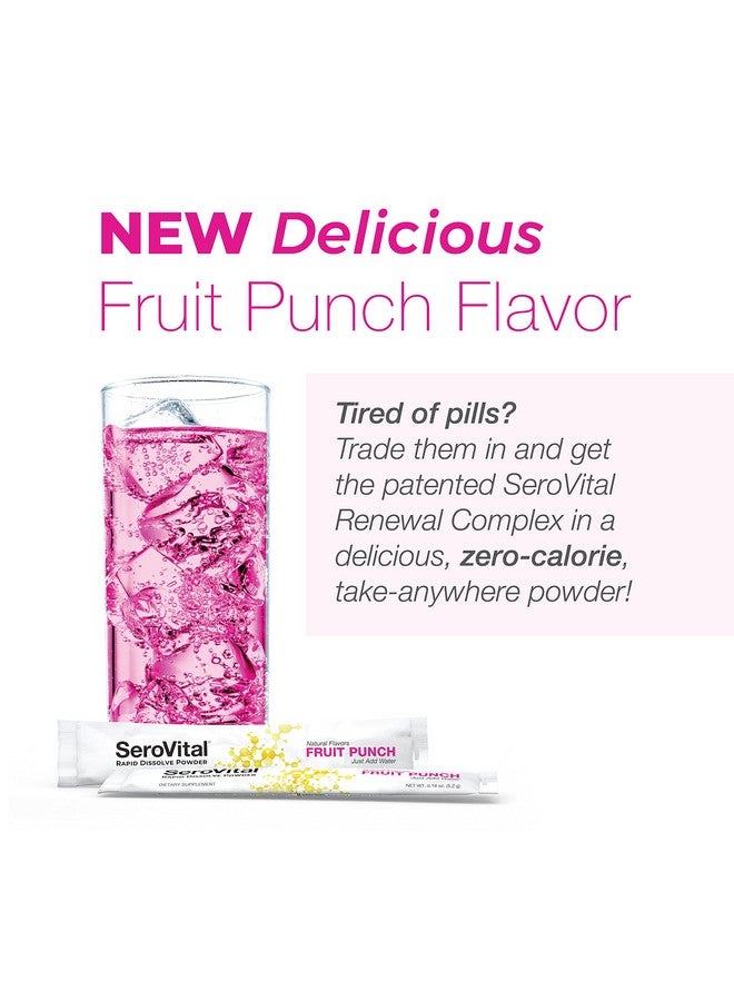 Serovital Rapid Dissolve Powder - Anti-Aging Supplement for Women, Skin Benefits, Energy and Better Sleep | 30 Day Supply - Fruit Punch - Image 5