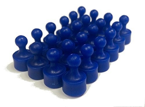 Colorful Pawn Style Magnetic Pins for Whiteboard Office  Home Assorted Magnetic Color Coding Supplies for Teachers and Classroom Tiny Pin Magnets for Fridge Cabinet adn Locker  MapMagnets