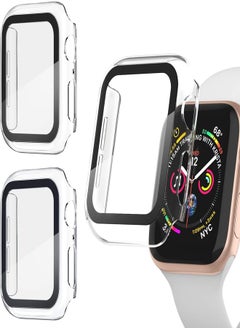 Recoppa Recoppa 3 Pack Case Compatible for Apple Watch 40mm Series 6/5/4/SE with Screen Protector, Full Hard Cover Ultra-Thin Bumper HD Clear Protective Film Scratch Resistant for iWatch 