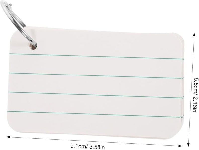 COHEALI 1 Set Blank Vocabulary Cards For DIY Note Cards And Handwriting Practice - Image 3