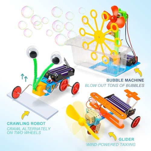 Yutin Robotics for Kids Ages 8-12 6-8, Boy Crafts Kids STEM Science Robot Building Kits 8-10 5-7 10-12, STEM Toys for Boys Gifts Age 6 7 8 10 12 13 14 Year Old - Image 4