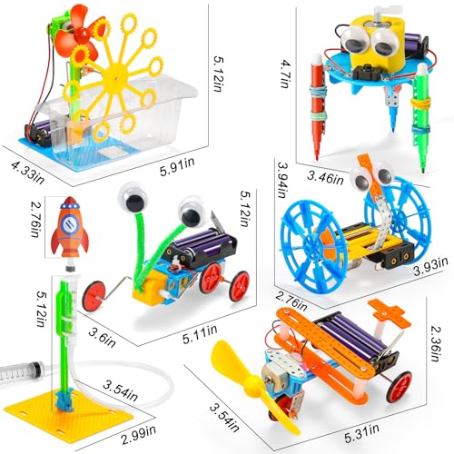 Yutin Robotics for Kids Ages 8-12 6-8, Boy Crafts Kids STEM Science Robot Building Kits 8-10 5-7 10-12, STEM Toys for Boys Gifts Age 6 7 8 10 12 13 14 Year Old - Image 3