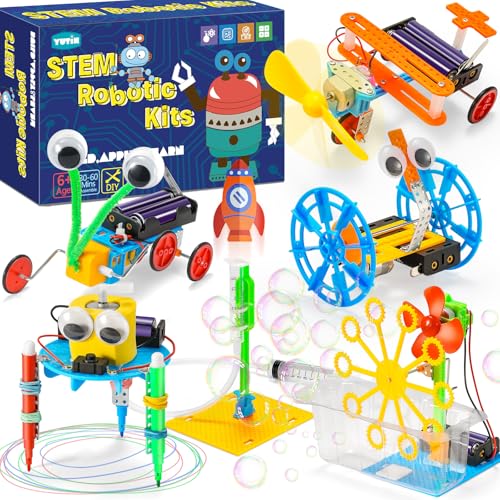 Yutin Robotics for Kids Ages 8-12 6-8, Boy Crafts Kids STEM Science Robot Building Kits 8-10 5-7 10-12, STEM Toys for Boys Gifts Age 6 7 8 10 12 13 14 Year Old - Image 1