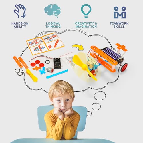 Yutin Robotics for Kids Ages 8-12 6-8, Boy Crafts Kids STEM Science Robot Building Kits 8-10 5-7 10-12, STEM Toys for Boys Gifts Age 6 7 8 10 12 13 14 Year Old - Image 2