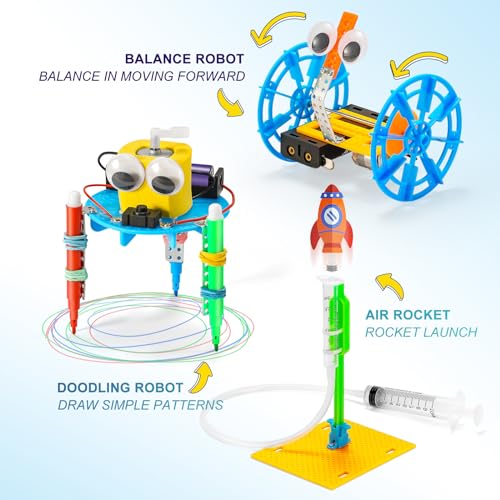 Yutin Robotics for Kids Ages 8-12 6-8, Boy Crafts Kids STEM Science Robot Building Kits 8-10 5-7 10-12, STEM Toys for Boys Gifts Age 6 7 8 10 12 13 14 Year Old - Image 5