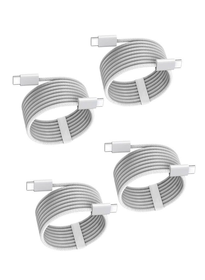 Taimi 4-Pcs 240W USB-C Charge Cable 2m White - Image 1