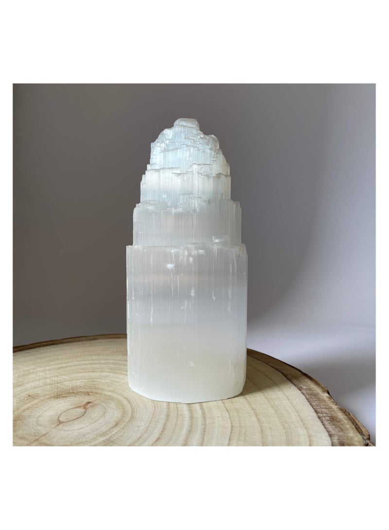 MAISON ETHERIQUE Selenite Crystal Tower - 20cm - Image 4