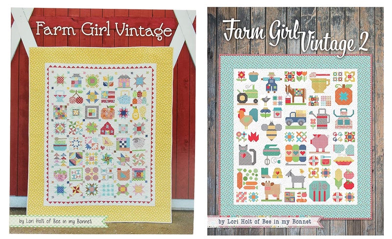 2 SewingQuilting Books by Lori Holt Farm Girl Vintage Plus Farm Girl Vintage 2