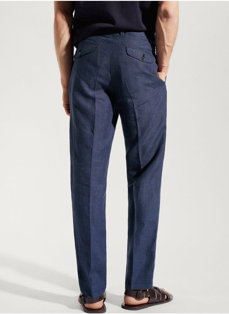 Mango Man - Essential Slim Fit Trousers - Image 1