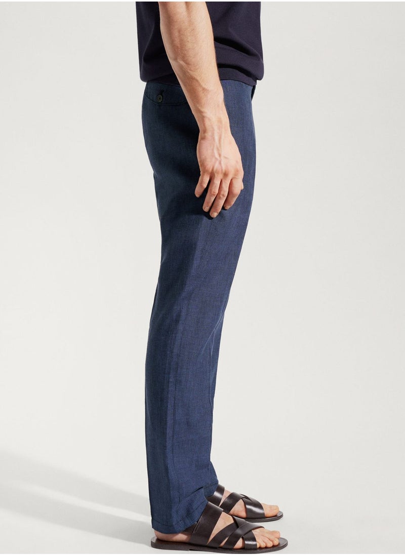 Mango Man - Essential Slim Fit Trousers - Image 1