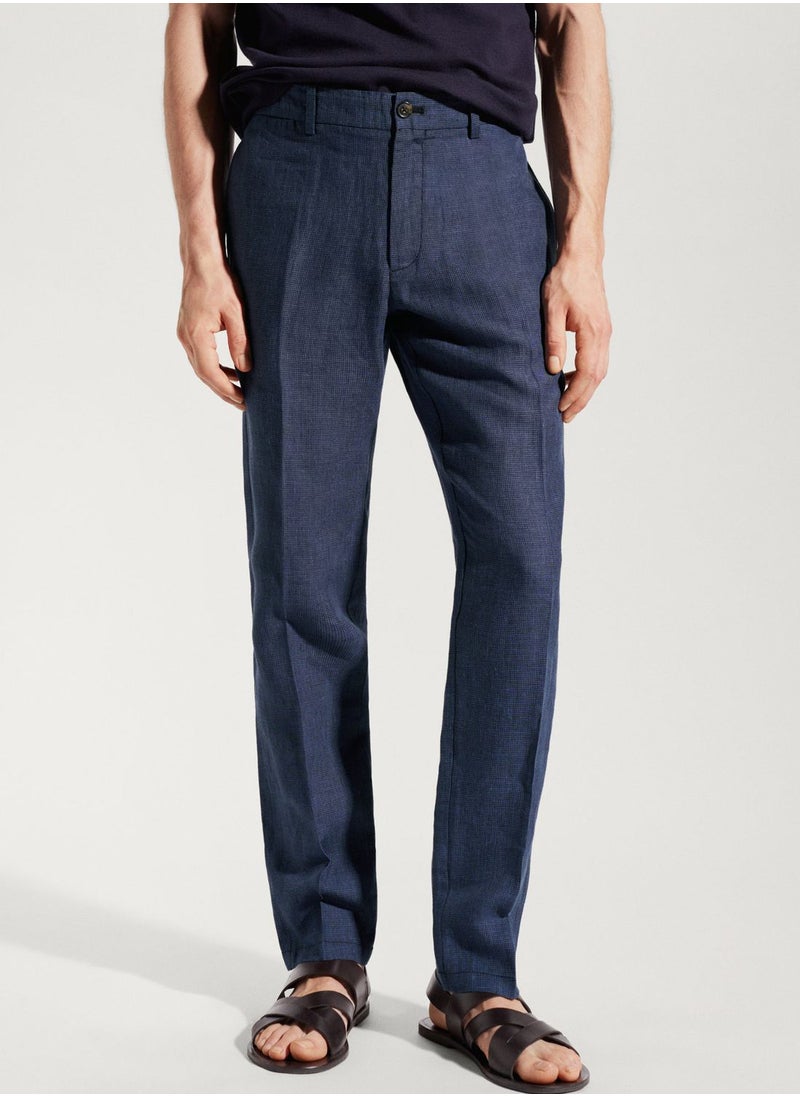 Mango Man - Essential Slim Fit Trousers - Image 1