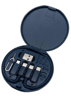 Generic All-in-one fast charging data cable storage kit and hidden holder. Complete USB cable storage with card storage. Compatible with all Android and iPhone devices.  - Image 4