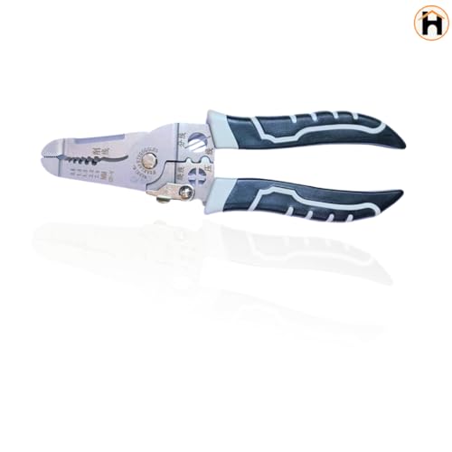 Homdum All in 1 Multifunction Stainless Steel Wire Stripper/Wire Crimping Tool, Wire Cutter, Wire Crimper, Cable Stripper, Wiring Tools and Multi-Function Hand Tool - Image 2