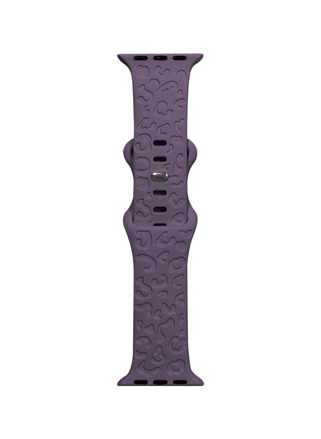 Generic - Apple Watch Band, Comfort for Everyday Wear (42mm/44mm/45mm), Fashionable Premium Elderberry Color 1 Piece - Image 1