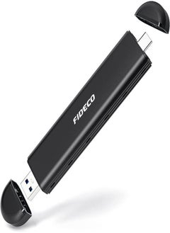 M.2 NVMe Enclosure SSD Adapter, 10Gbps USB C 3.2 Gen2, Tool-Free External Enclosure NVMe Reader Supports M and B&M Keys and Size 2230 /2242 /2260 /2280 SSDs, Thunderbolt 3 Compatible 2 TB