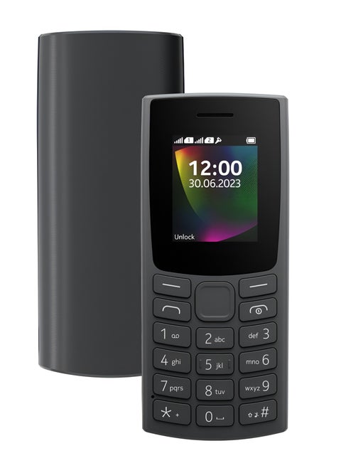 Nokia 106 Dual Sim Keypad Phone with Long-Lasting Battery Wireless FM Radio & MP3 Player and MicroSD Card Slot